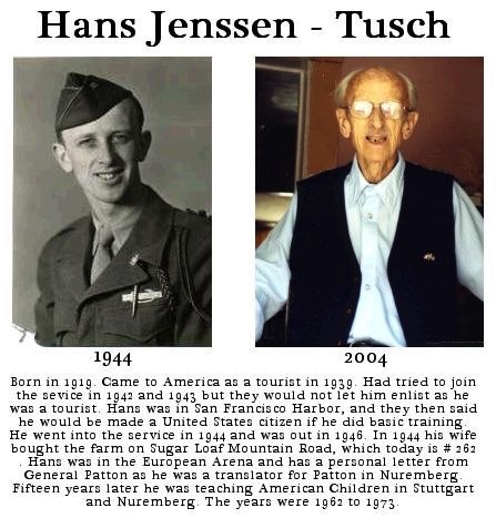 Hans Jenssen-Tusch (1919-2005) served as a translator for General Patton in Nuremberg. chs-005740